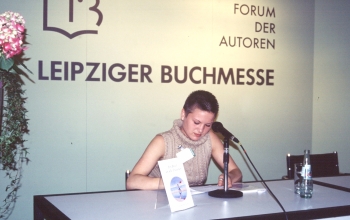 Désirée Burger liest auf der Leipziger Buchmesse - Verlag Hartmut Becker